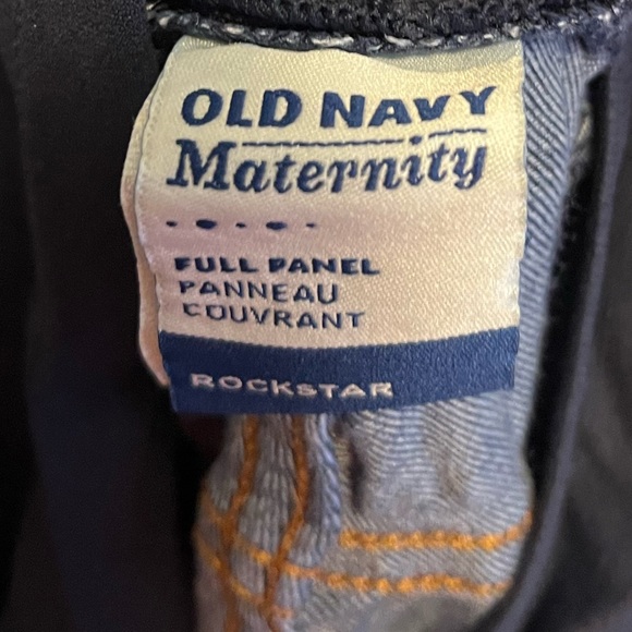 Old Navy 18 Long full panel maternity rockstar jeans - Picture 3 of 4